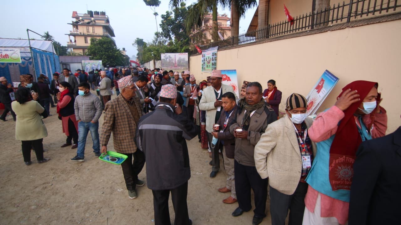 सकियो एमालेको मतदान